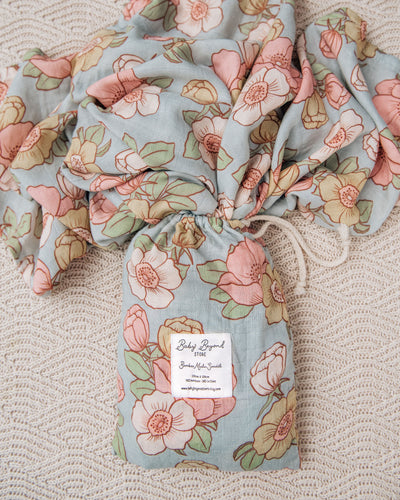 Bamboo Muslin Swaddle - Sweet Floral